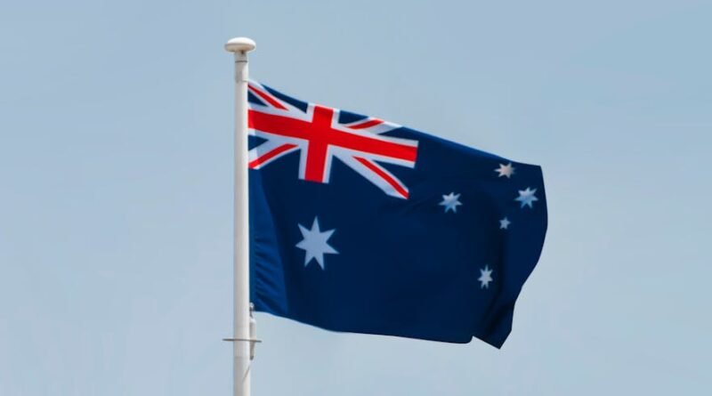 the national flag of australia