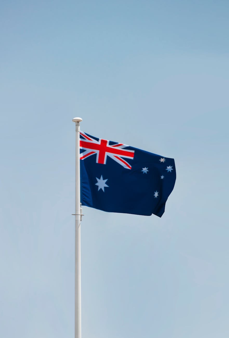 the national flag of australia
