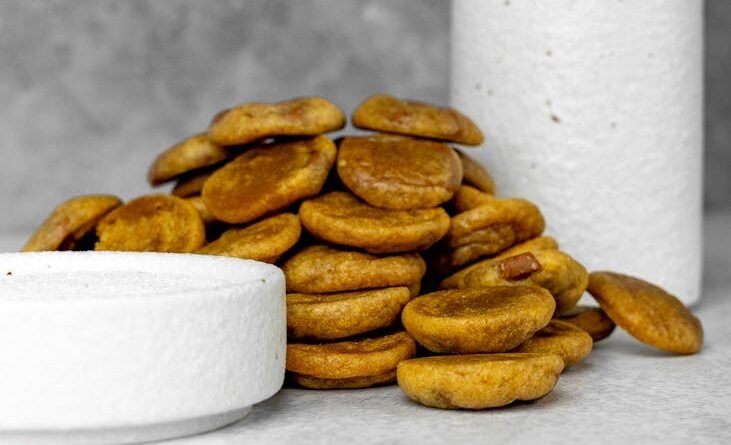 close up of sweet cookies