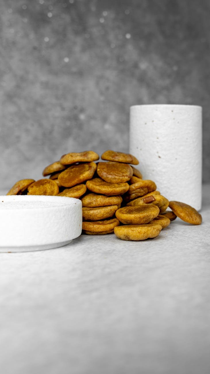 close up of sweet cookies