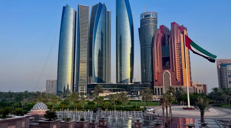 cityscape of abu dhabi uae