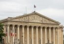 front view of assemblee nationale in paris