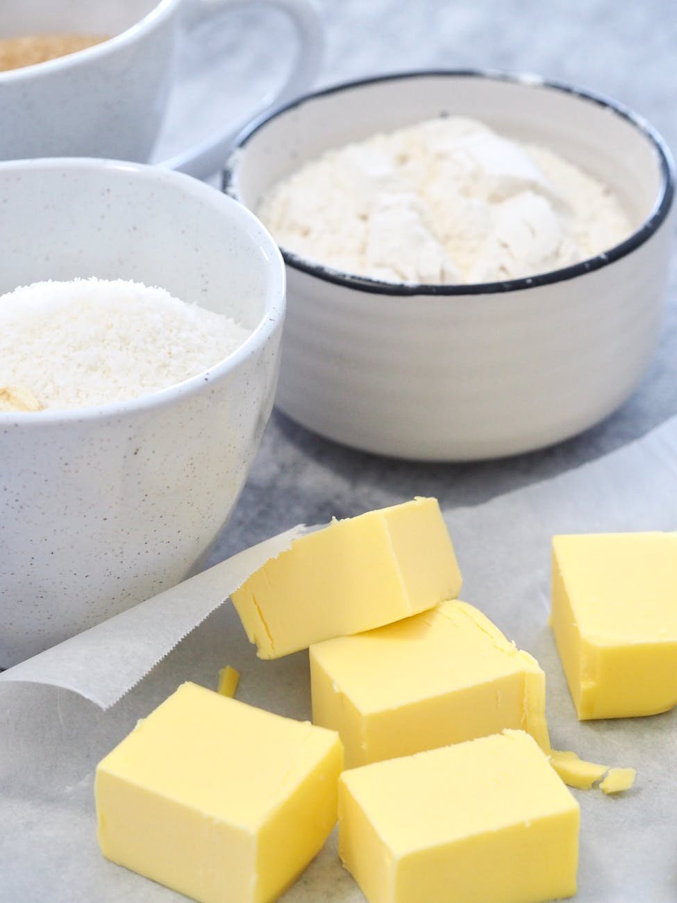 close up photo of sliced butters