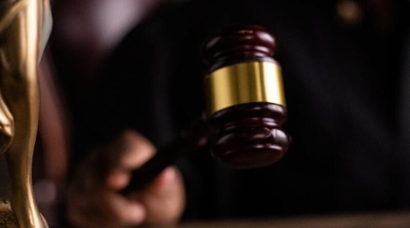 person holding a gavel