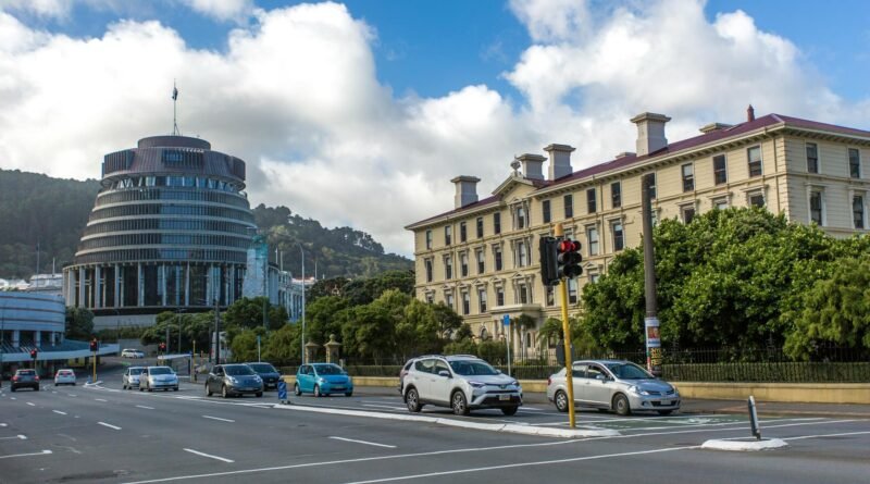 the beehive building in wellington new zealand