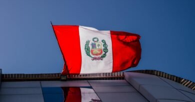 Magnitude 5.9 Earthquake Hits Southern Peru, Injuring at Least 28 and Damaging Buildings clear sky over peruvian flag