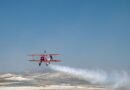 biplane flying