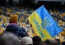 child with ukrainian flag