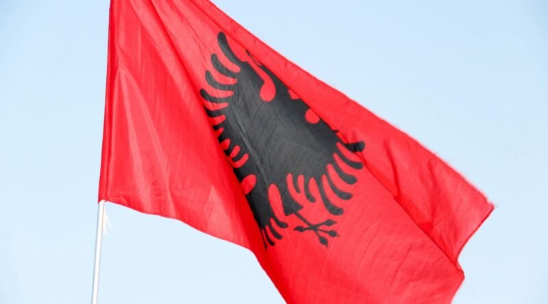 national flag of albania